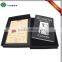 Custom Design Matte Black Clamshell Book Box for Book storage