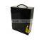 Customized single wooden gift wine bottle boxes