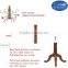 fashional redwood rubber wooden hanger stand S-11#