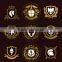 High-grade sand bottom diamond brooch badges badges enterprises LOGO Alice