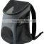 Soft-sided outdoor travel backpack for pet