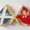 Make design own country cross flag pins flag lapel pins badge