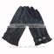 Mens Luxury Winter Black Plain Leather Gloves                        
                                                Quality Choice