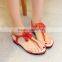 2016 Summer new designs flat shoes sweet fashion leisure joker comfort women sandals