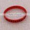 cheap custom silicone bracelet with debossed bracelet