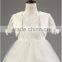 Hot selling wholesale boutique chiffon white party two-pieces dress kids beautiful model dresses TR-WS29