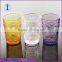 Factory supply 300ml fancy glass beverage cup