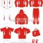 2016 Fahion design Customized full soccer kit for kids