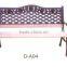 Patio Classic Wooden and Cast Iron Garden Bench