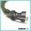 outdoor survival 7 strands 550 paracord bracelet with flint fire start and whistle