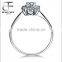 Modern 2016 trenday jewelry 925 sterling silver women's wedding engagemente band ring with CZ setting
