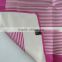 Customize silk pocket square in stripe pattern