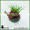 Hot Artificial Mixed Potted Succulents Plants in Concrete Barrel Pot