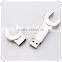 2016 hot selling free logo brand USB flash drive pen drive memory stick metal various shapes of disk,