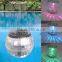 Sun Solar Power LED Color Changed Globe Waterproof Floating Light