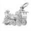 3 Dimensional Zinc Alloy Charms Steam Engine Train Charms And Pendants for Bracelet