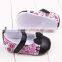 Cute baby girls christmas bownot flowers dress shoes wholesale red christmas toddler girl princess shoes