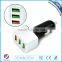 5.0V 2.4A OEM high Speed high quality 3 port usb car charger