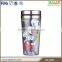 Free Sample wide mouth photo insert double wall coffee mug