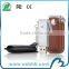 topper leather polished usb leather flash driver 2gb