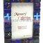 Hand Made Glass Tiles Ftd. Murano Inspired Blue Series Designer Photo Frame - 19 x 14 Cm. ( Photo 15 x 10 Cm.)
