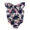 new design cotton boutique clothing little girls flower jumpsuit summer baby girls beach romper