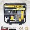home use standby power 5 kw electric portable generator price with air cooled system