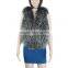 Real mongolian lamb fur vest women lamb fur vest KZ150011