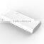 colorful coating printed mobile portable charger power bank with 3 usb output and led lamp