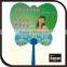 summer promotion colorfull plastic handle pp fan