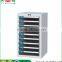 Office Efficiency Plastic PS Transparent Drawer Steel Filing Cabinet Magazine Newspaper Document Cabinet TJG A4G-112