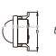 Singapore,6W, 550Lm, Surface Mount Moisture-proof LED Bulkhead Light, AC220-240V, PC+PC, IP65 Protected LED Bulkhead Luminaire