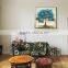 Home Decoration Modern Fashion Handmade Village Scenery Oil Paintings