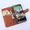 2015 Wholesale  stand wallet leather case for htc one M9