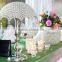 Elegant Crystal Glass Candelabra for Wedding Decoration