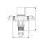 China Manufacture Chromed Cold Water ABS angle valve