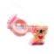 School Supplies Wholesale Silicone Rubber Finger Ring, Kids Bear Ring
