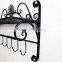 60*17*37cm 1 layers bathroom hanging wall rack triple with towel hooks /decorative bathroom towel racks