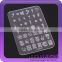 2016 New desgisn clear acrylic image plate with 20 different designs