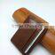 Customized logo design genuine leather magic slim money clip card holder