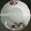 OEM 8inch cheap ceramic soup plates , round edge decor soup plate , cheap porcelain soup plate to Irap
