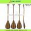 Chinese wood waveski outrigger canoe paddle with bent shaft
