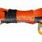 ALL KINDS OF COLORS SYNTHETIC UHMWPE WINCH ROPE CABLE WITH HOOK & ROCK GUARD