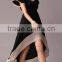 Pretty Steps 2016 sexy elegant high quality women summer plus size short sleeve chiffon long dress for ladies