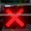 High quality 600*600mm toll station stop and go red green LED traffic light blinker