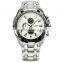 CURREN White Luxury Sport Analog Army Military Steel Band Men's Quartz Watch