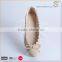 Fashion ballet flat design cheap wholesale women shoes