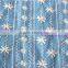 Hot sales sea blue color small Floral embroidery fabric, new design embroidery cotton fabric for garment