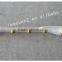 Newest Fashional 1cm Width Polyester Lace Ribbon With Metal Beads