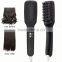 2 in 1 anion LCD electric fast straightening hair brush